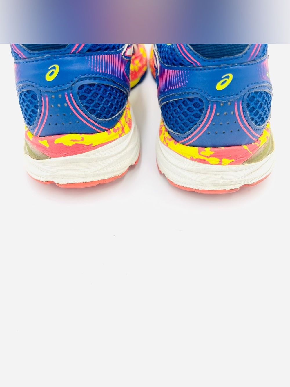 ASICS Gel Flux 3 Running Shoes Women’s Size 8.5 Blue Pink Athletic Sneakers - Picture 8 of 10